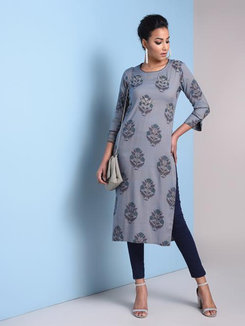 floral kurta churidaar set - 16856914 - Very Small Image - 1