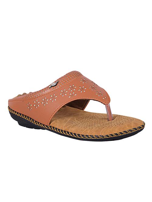 tan toe separator sandals - 16858243 - Very Small Image - 1