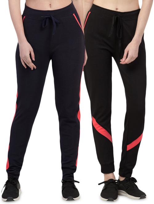 set of 2 high rise track pants - 16858258 - Very Small Image - 1