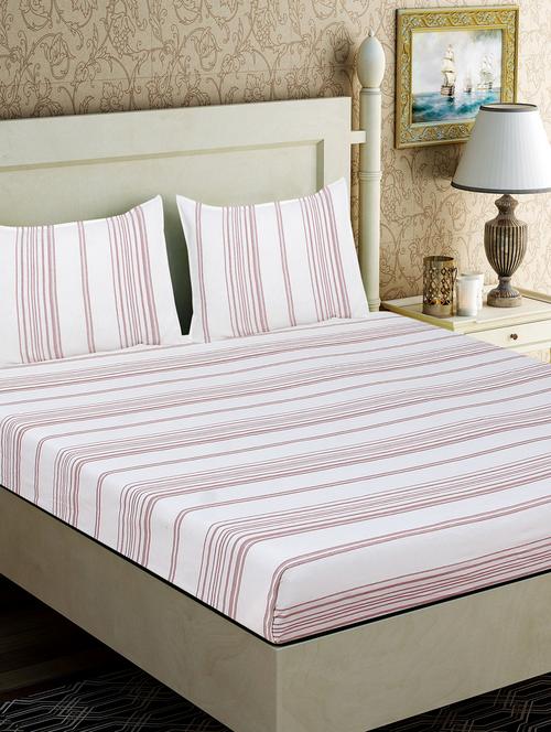 cotton double bedsheet with 2 pillow covers - 16859667 - Very Small Image - 1