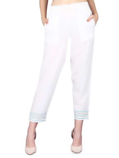 solid straight tapered pant - 16860311 - Very Small Image - 1