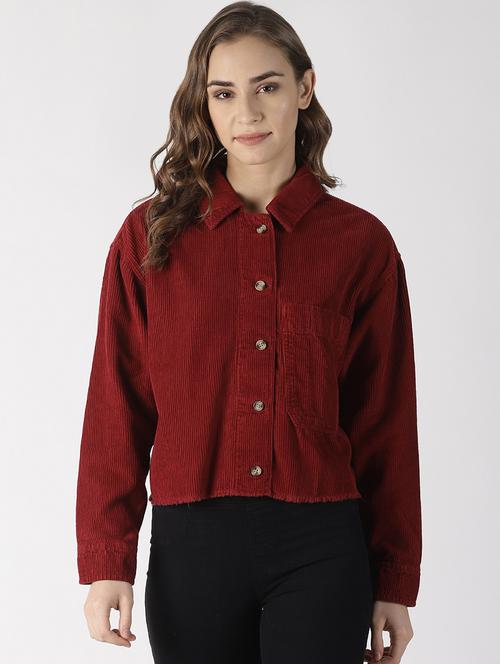 frayed hem denim jacket - 16862009 - Very Small Image - 1