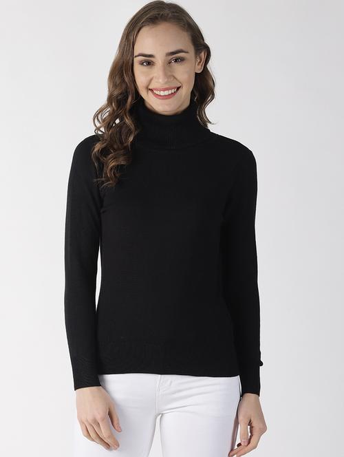 turtle neck ribbed pullover - 16862019 - Very Small Image - 1