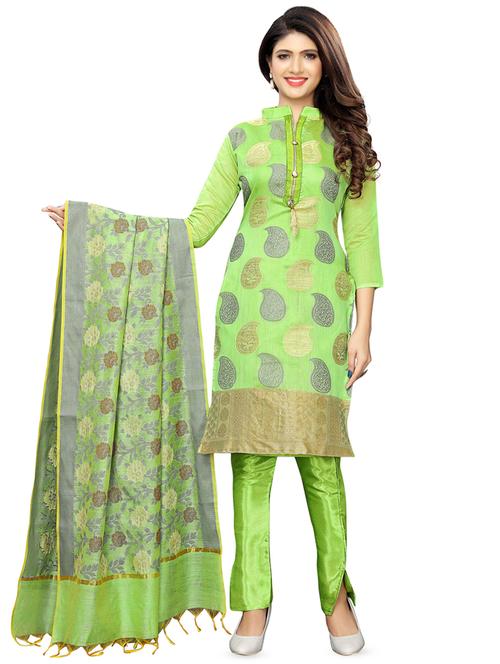 paisley straight unstitched suit - 16862540 - Very Small Image - 1