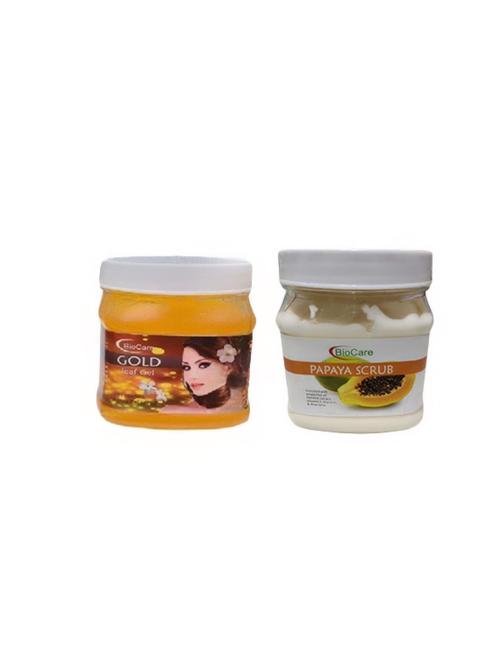 biocare gold gel 500gm and papaya scrub 500gm - 16863156 - Very Small Image - 1