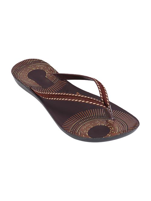 brown slippers flip flops - 16863624 - Very Small Image - 1
