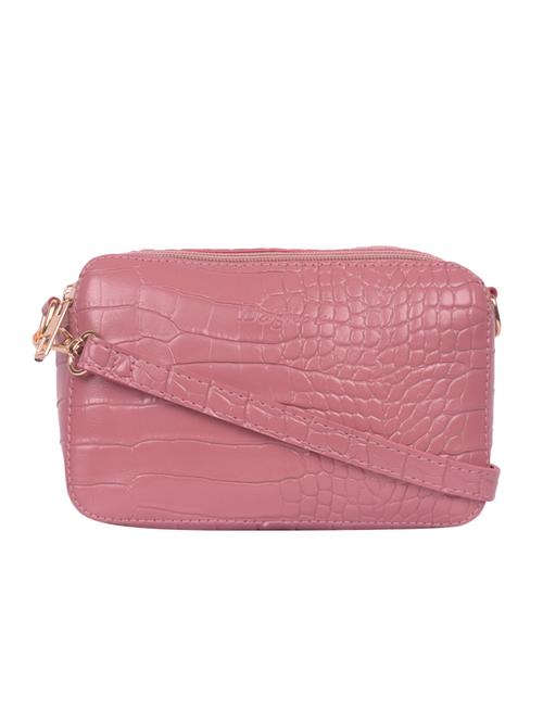 pink leatherette regular sling bag - 16864720 - Very Small Image - 1