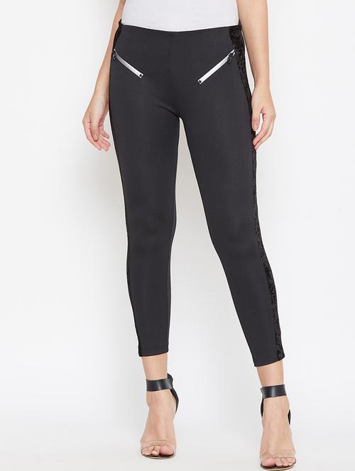 fur side tape high rise jegging - 16865473 - Very Small Image - 1