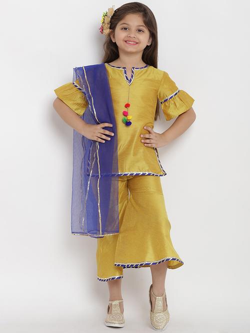 yellow cotton suit set - 16866400 - Very Small Image - 1