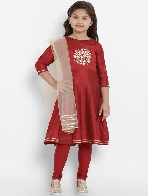 red silk blend suit set - 16866418 - Very Small Image - 1