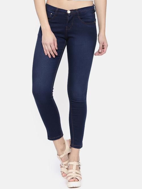 low rise solid jeans - 16867257 - Very Small Image - 1