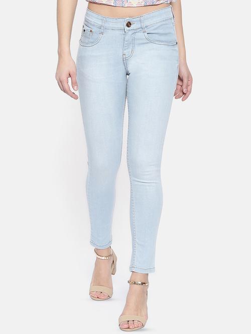 mid rise solid jeans - 16867262 - Very Small Image - 1