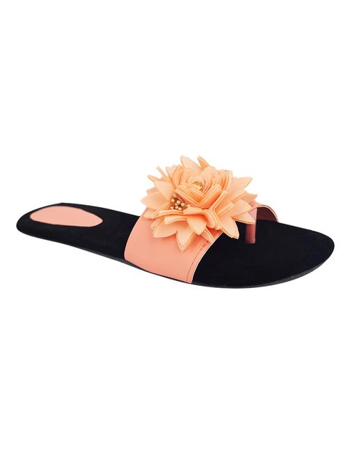 orange slip on sandals - 16867269 - Very Small Image - 1