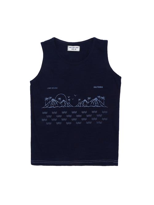dark blue cotton tshirt - 16867302 - Very Small Image - 1