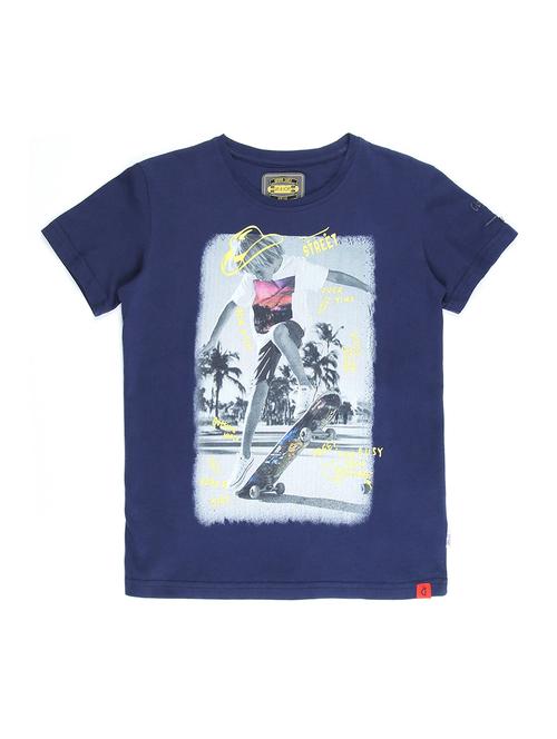 dark blue cotton tshirt - 16867312 - Very Small Image - 1