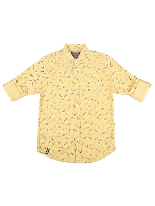 yellow cotton shirt - 16867315 - Very Small Image - 1