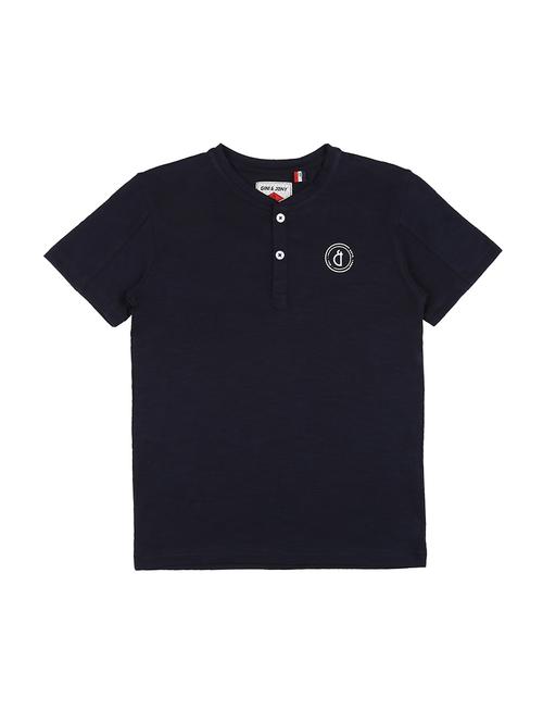 dark blue cotton tshirt - 16867402 - Very Small Image - 1