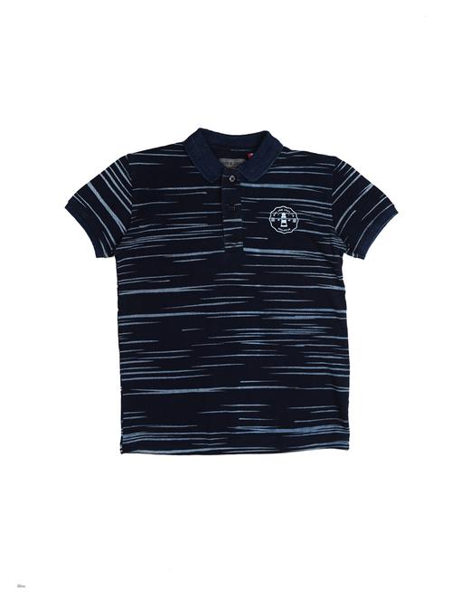 dark blue cotton tshirt - 16867424 - Very Small Image - 1