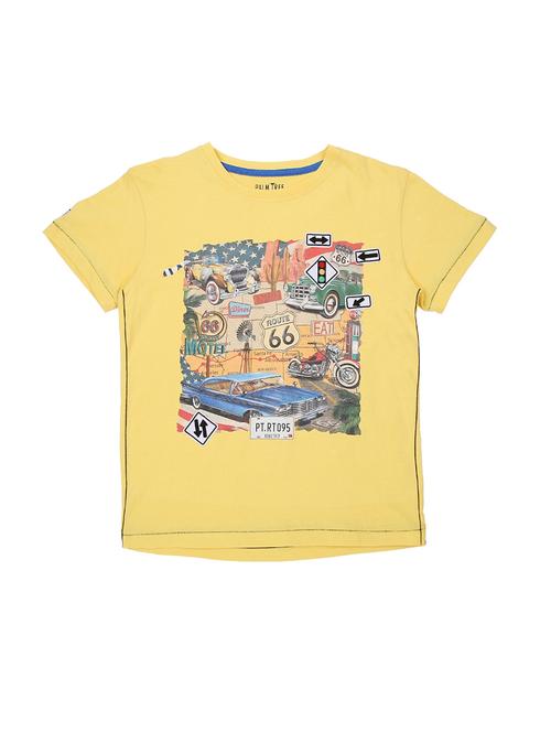 yellow cotton tshirt - 16867443 - Very Small Image - 1