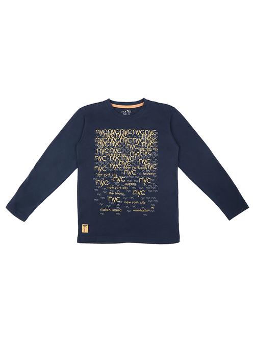 dark blue cotton tshirt - 16867451 - Very Small Image - 1