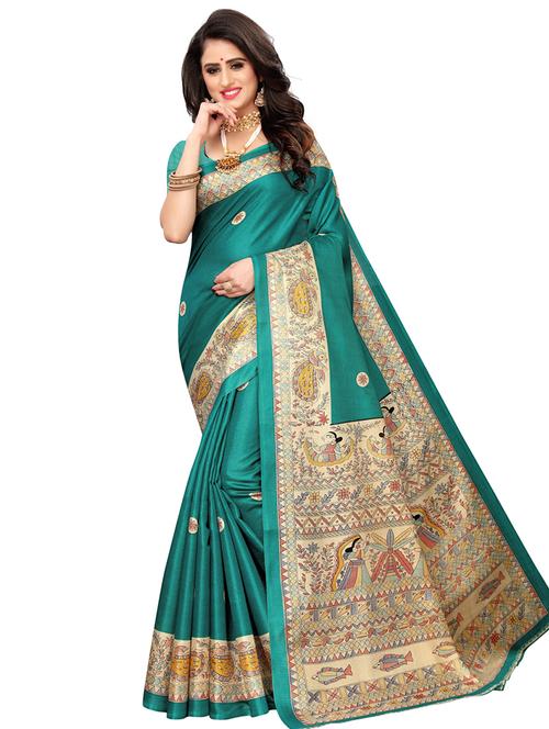 solid bordered saree with blouse - 16867562 - Very Small Image - 1