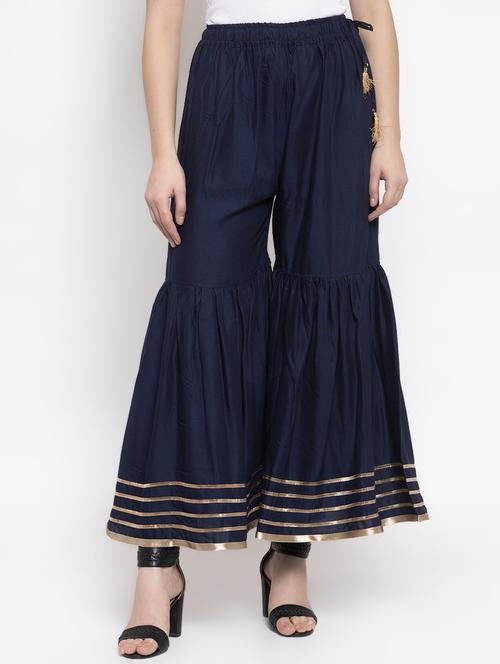 solid gota patti sharara - 16869452 - Very Small Image - 1