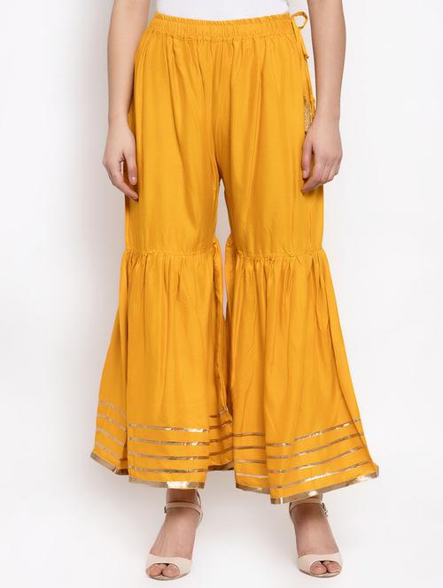 solid gota patti sharara - 16869455 - Very Small Image - 1