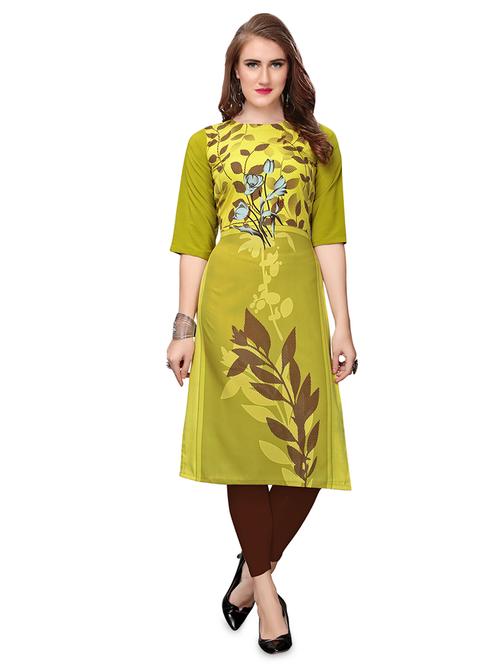 floral straight kurta - 16870268 - Very Small Image - 1