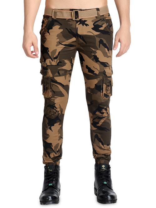 green camouflage print cargo - 16870650 - Very Small Image - 1