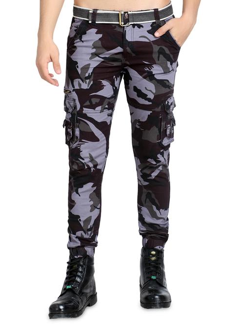 grey camouflage print cargo - 16870655 - Very Small Image - 1