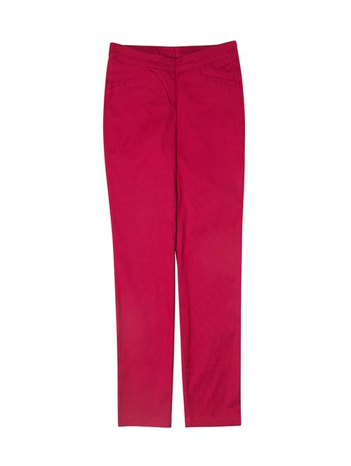 red cotton casual trouser - 16870978 - Very Small Image - 1