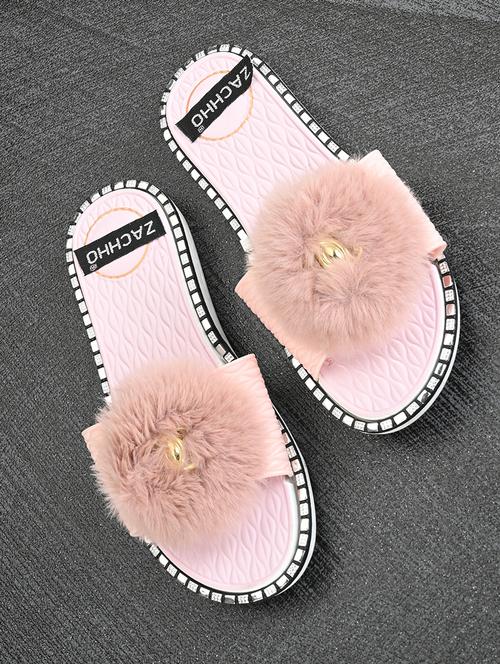 pink slides flip flops - 16871709 - Very Small Image - 1