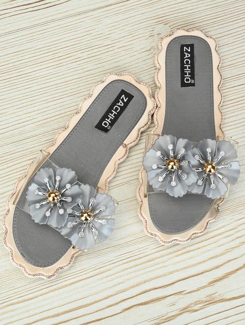grey slip on sandals - 16871733 - Very Small Image - 1