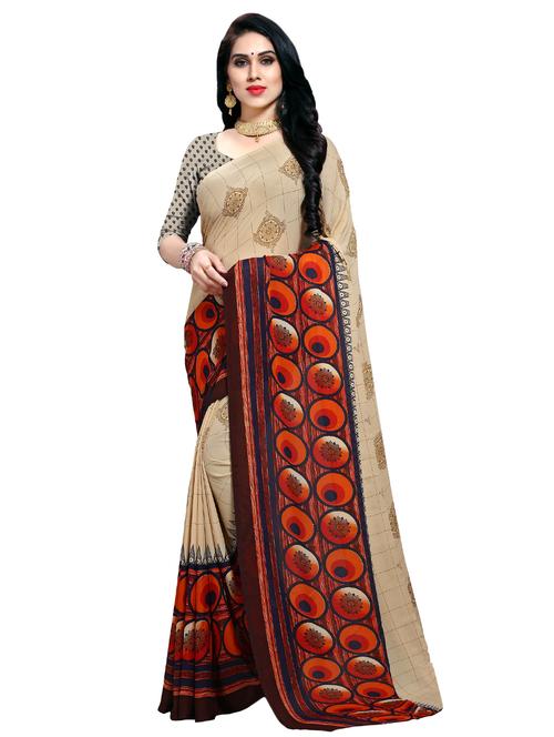 floral printed saree - 16872821 - Very Small Image - 1