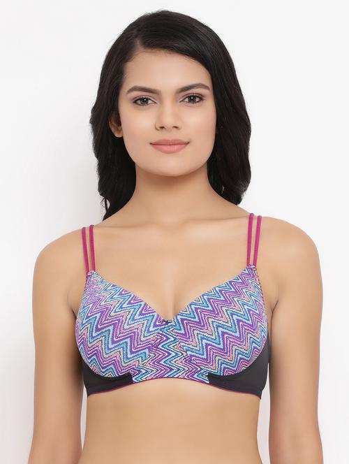 full coverage chevron bra - 16873407 - Very Small Image - 1