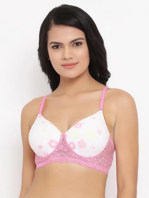 lace detail t-shirt bra - 16873411 - Very Small Image - 1