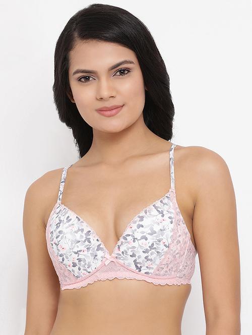 lace detail push up bra - 16873462 - Very Small Image - 1