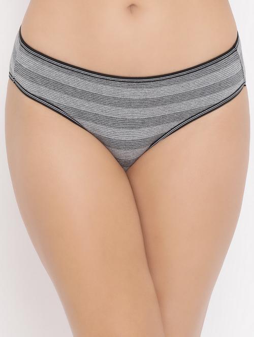 mid rise striped bikini panty - 16873580 - Very Small Image - 1