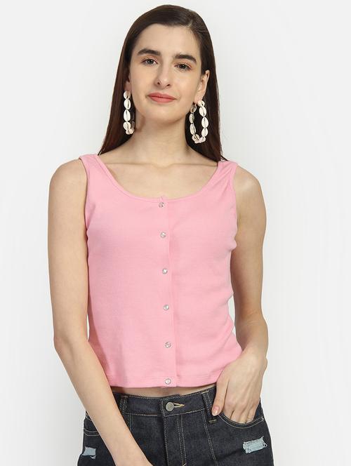 button up crop top - 16874374 - Very Small Image - 1