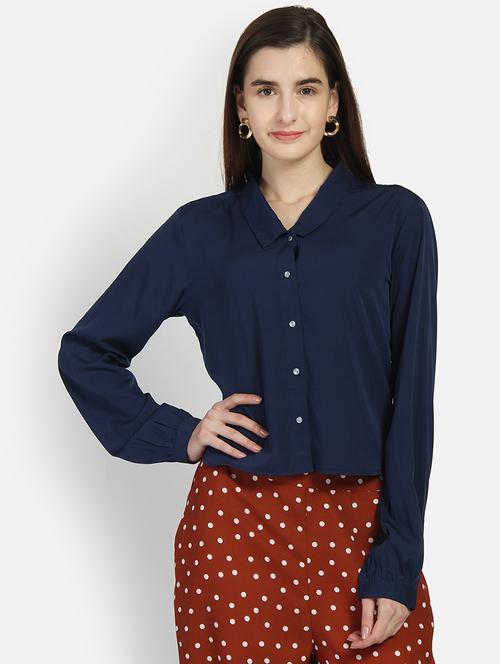 long sleeved solid shirt - 16874434 - Very Small Image - 1