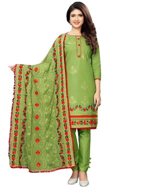 embroidered unstitched suit - 16875018 - Very Small Image - 1