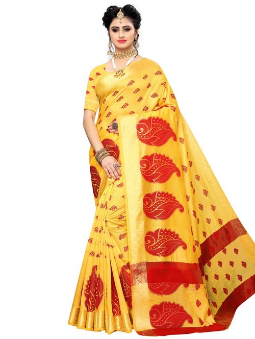 ethnic motif mysore silk saree with blouse - 16876154 - Very Small Image - 1