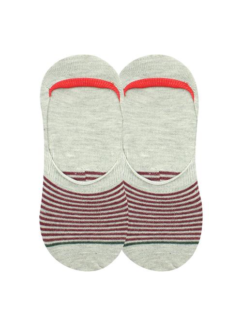 grey cotton no show sock - 16877021 - Very Small Image - 1
