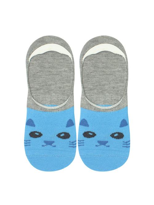 blue cotton no show socks - 16877027 - Very Small Image - 1