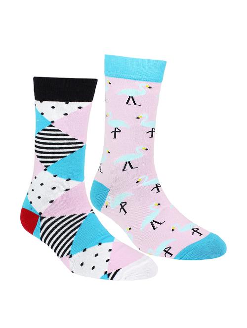 multi colored cotton above ankle length socks - 16877047 - Very Small Image - 1