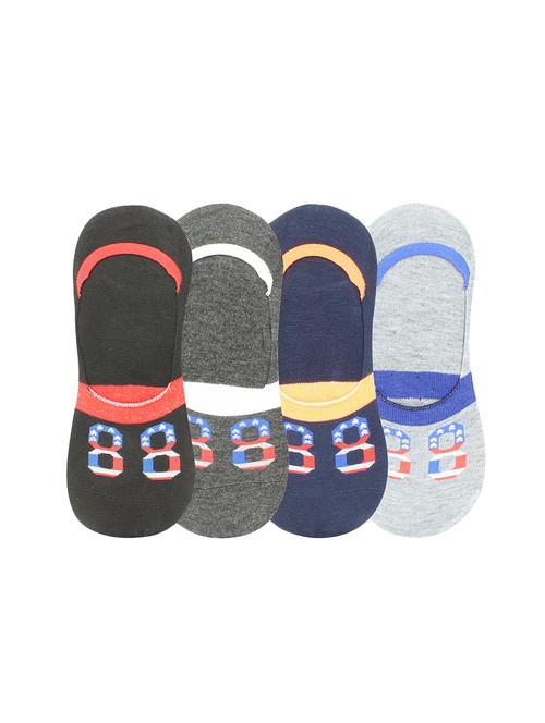 multi colored cotton no show socks - 16877054 - Very Small Image - 1