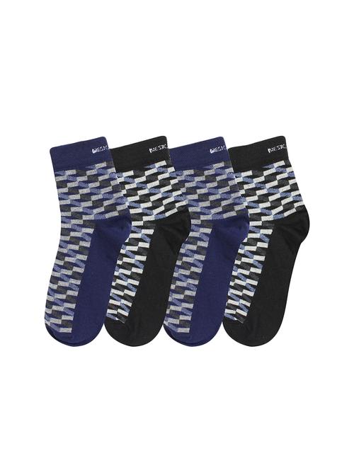 multi colored cotton ankle length socks - 16877093 - Very Small Image - 1