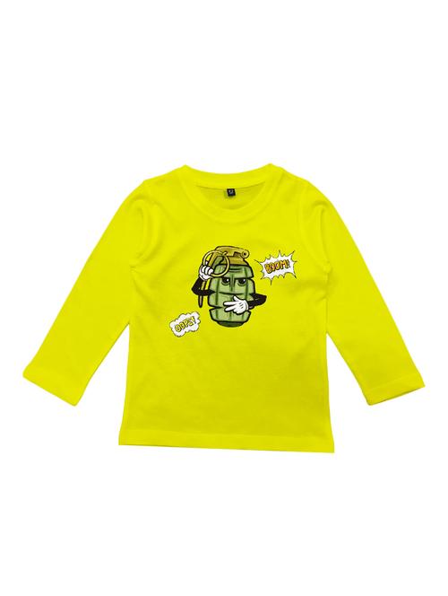 yellow cotton t-shirt - 16877656 - Very Small Image - 1