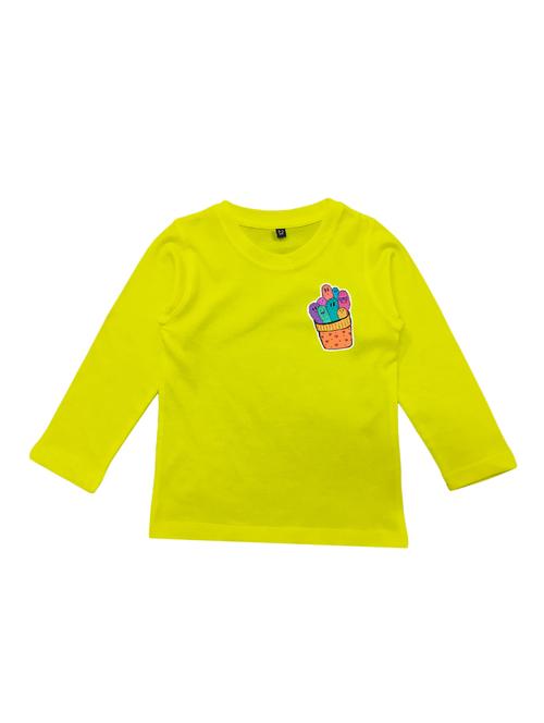 yellow cotton t-shirt - 16877660 - Very Small Image - 1