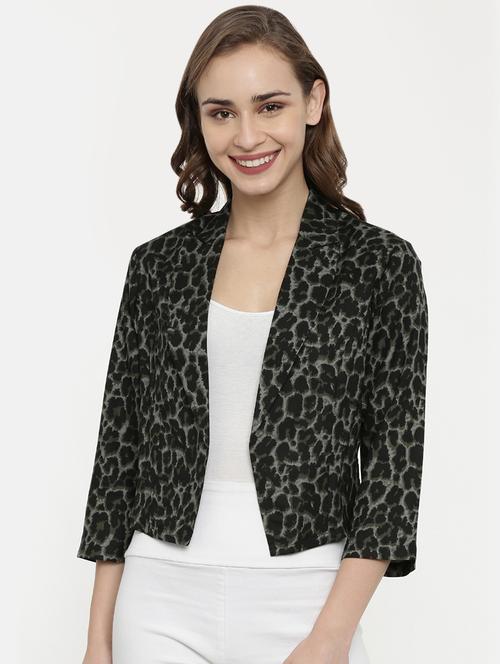 lapel neck animal jacket - 16878327 - Very Small Image - 1